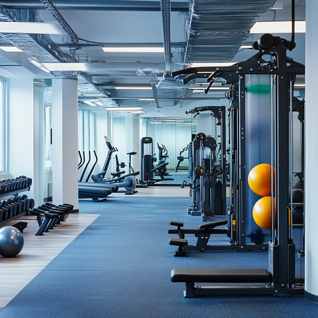 Зона для функціональних тренувань з різним обладнанням